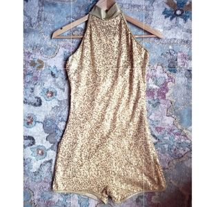 Golden Sparkles Dance Fun Costume